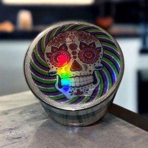 Sugar Skull herb grinder